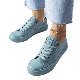 Zöld vászon tornacipő a Big Star LL274019-től