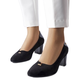 Vinceza Fekete elegáns pumpák a Vincezától