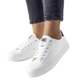 Big Star LL274091 fehér szövet tornacipő Big Star LL274091 fehér szövet tornacipő