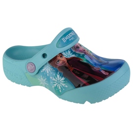 Clumps Crocs Fl Disney Frozen Ii T Clog Jr 206804-4O9 kék