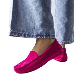 Rózsaszín naplopók bőr talppal a Souplet-től