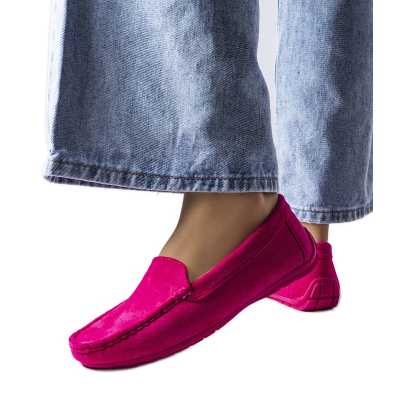 Rózsaszín naplopók bőr talppal a Souplet-től