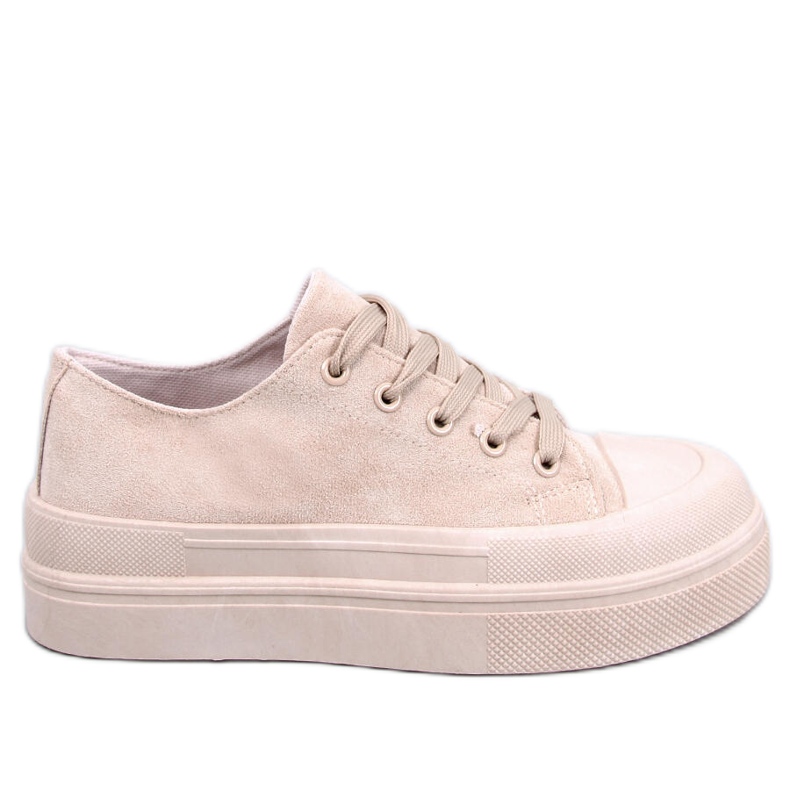 BM Curtis Beige platform tornacipő bézs