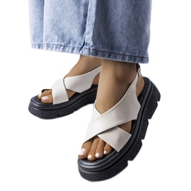 Evento Az Oakway bézs színű platformszandáljai Evento Az Oakway bézs színű platformszandáljai