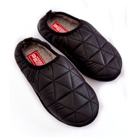 Női szigetelt papucs Big Star KK274606 Fekete