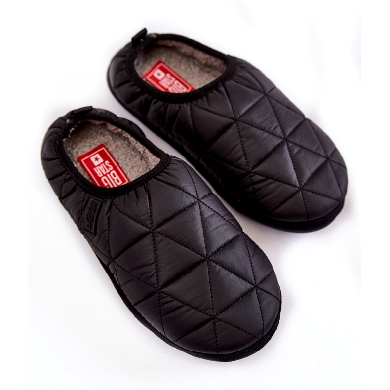 Női szigetelt papucs Big Star KK274606 Fekete