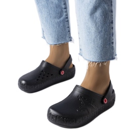 Big Star II275001 fekete papucs