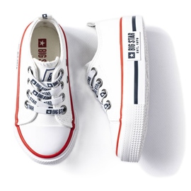 Fehér tornacipő gyerekeknek Big Star KK374042