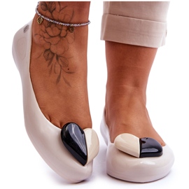 ZAXY női balerinák szívvel LL285030 világos bézs ZAXY női balerinák szívvel LL285030 világos bézs