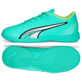 Puma Ultra Play It Jr 107237 01 futballcipő zöld zöld