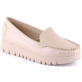 Moccasin naplopók Potocki W YQ21020 bézs platformon