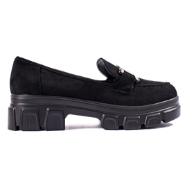 Fekete velúr naplopók a Shelovet platformon Fekete velúr naplopók a Shelovet platformon