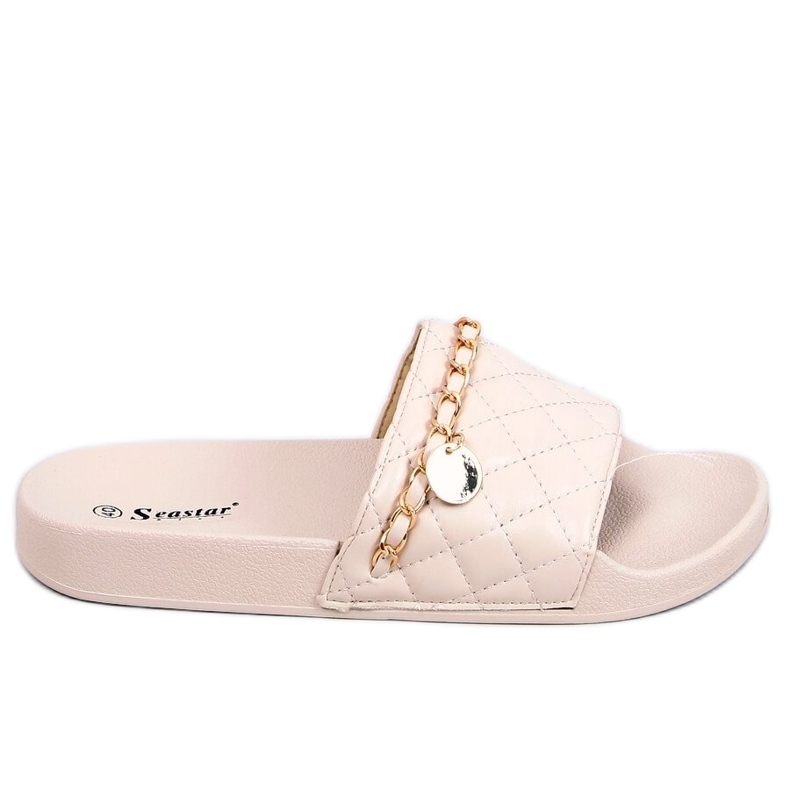 PA1 Travis Beige Chanel papucs bézs