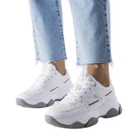 Fehér és szürke Big Star tornacipő JJ274579