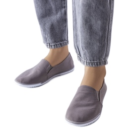 Szürke elasztikus tornacipő a Gaulin cégtől