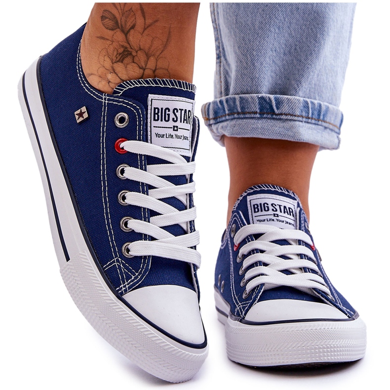 Női tornacipő Big Star T274021 sötétkék