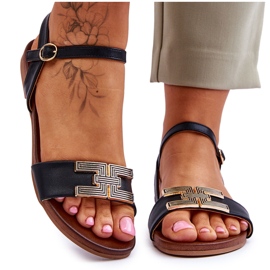 Női szandál S.Barski KV-5541-37 Fekete