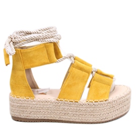 BM Rivera Yellow espadrill szandál sárga BM Rivera Yellow espadrill szandál sárga