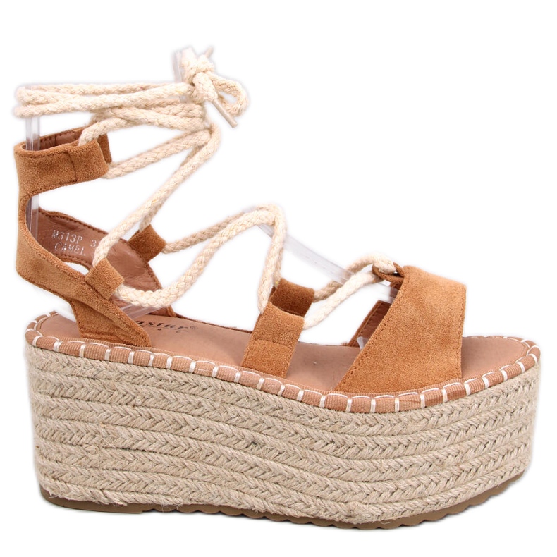 BM Marge Camel ékes espadrillák barna