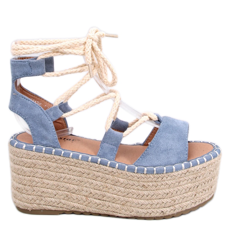 BM Marge L.BLUE ékes espadrillák kék BM Marge L.BLUE ékes espadrillák kék