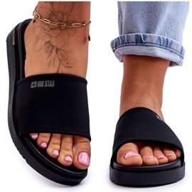 Női Platform papucs Big Star LL274930 Fekete