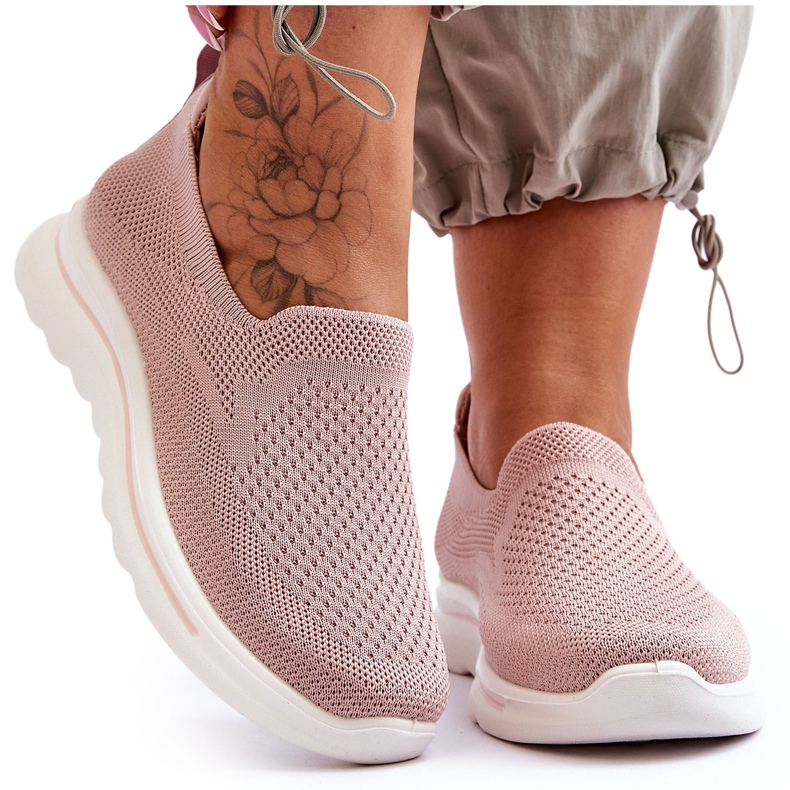 Női Adiora Pink Slip-On Textil tornacipő rózsaszín