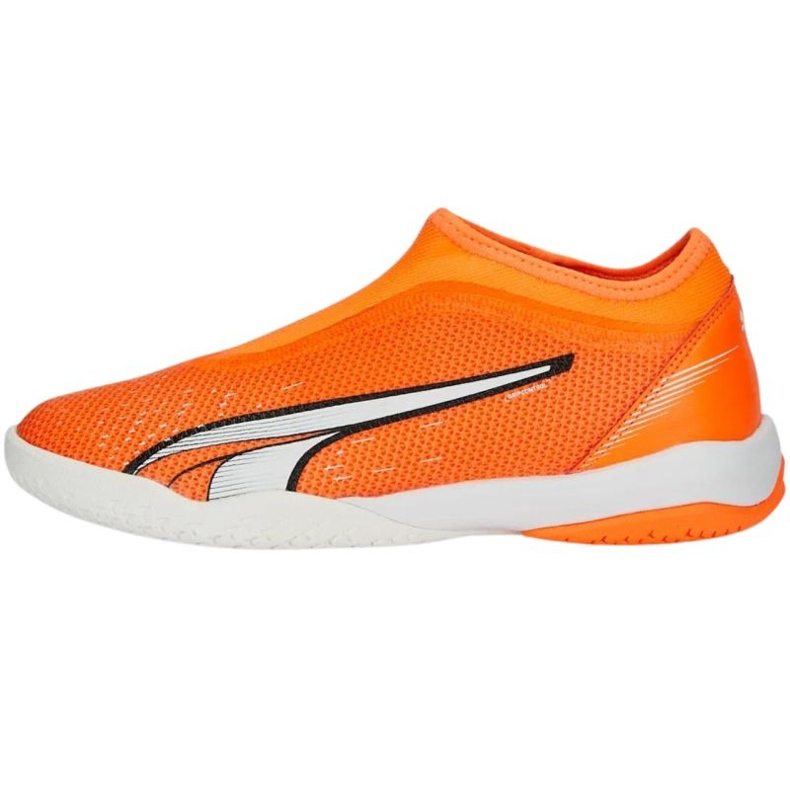 Puma Ultra Match Ll It + Mid Jr 107232 01 futballcipő narancssárga narancs és vörös