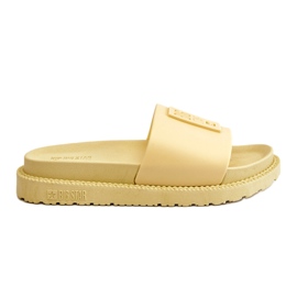 Női papucs Big Star JJ274A305 sárga