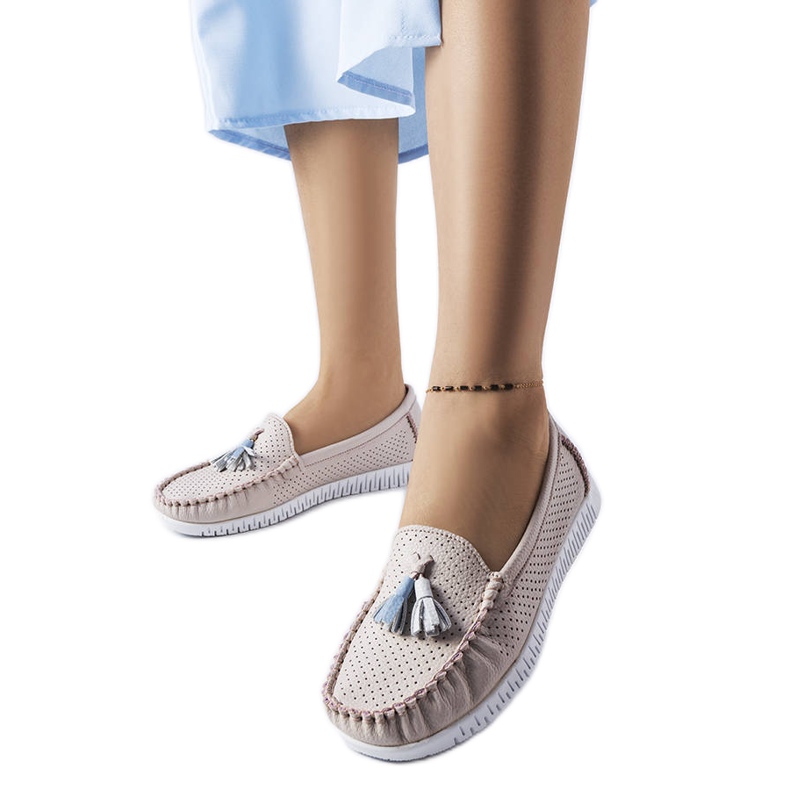 Maryville rózsaszín bőrcipők