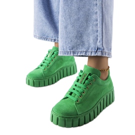 Karino zöld velúr cipő Karino zöld velúr cipő