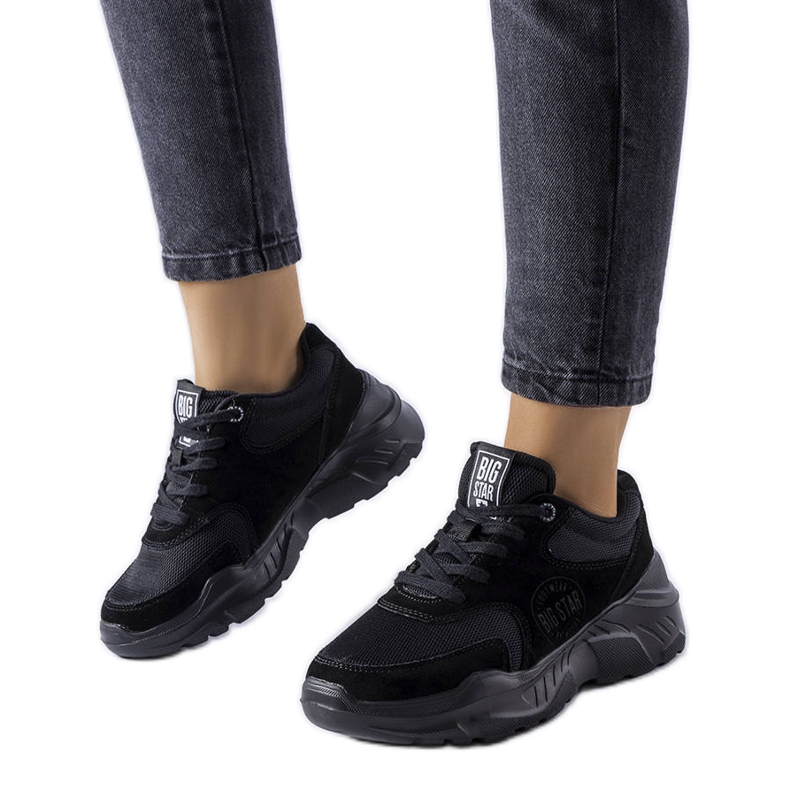 Big Star JJ274A113 fekete tornacipő