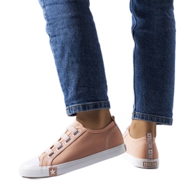 Rózsaszín felbújós tornacipő a Big Star HH274096-tól