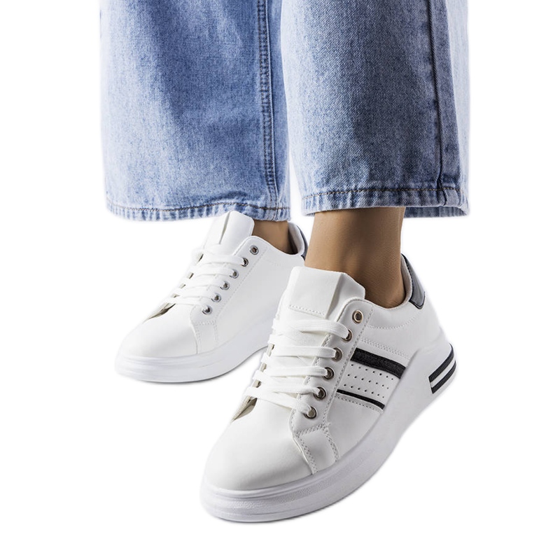 Lanoie fehér platform tornacipő