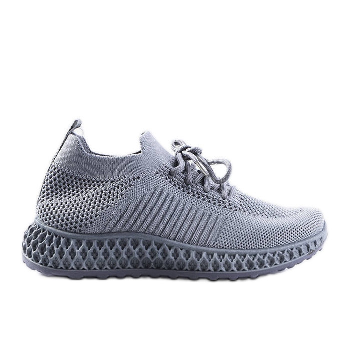 Szürke Huntz gyerek tornacipő