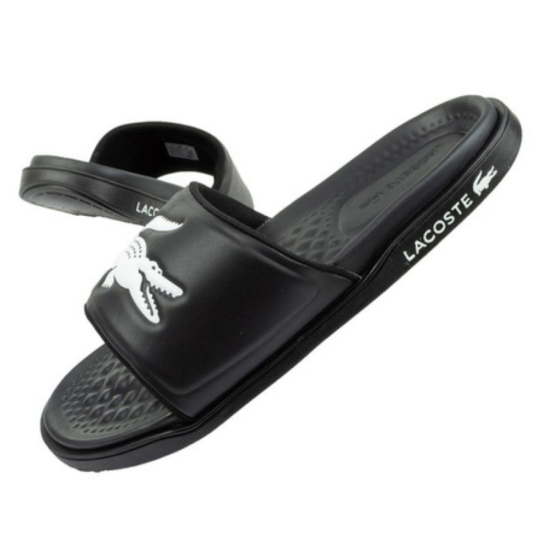 Lacoste Croco Dualiste M 20312 papucs fekete