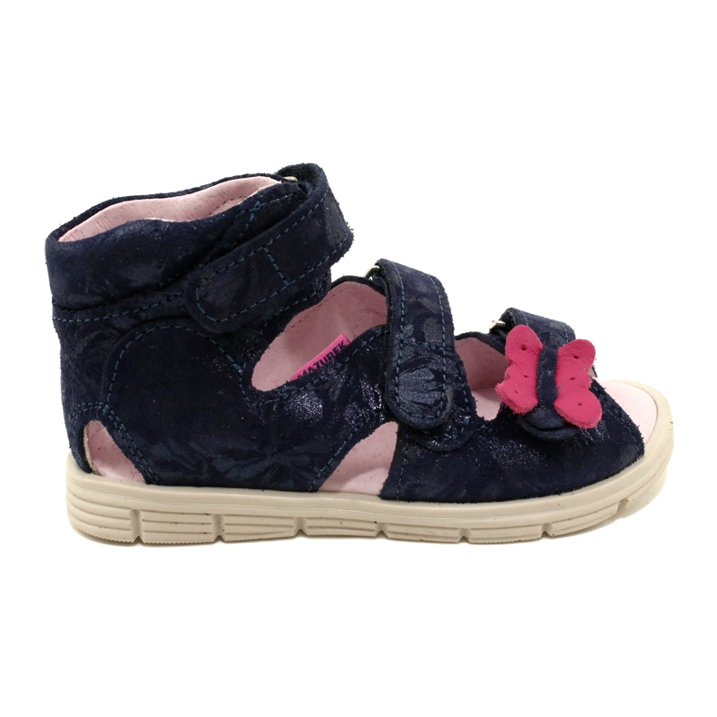 Magas megelőző szandál Mazurek 1291 Butterflies kék