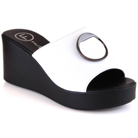 Filippo DK4610 fehér bőr éköszvérek