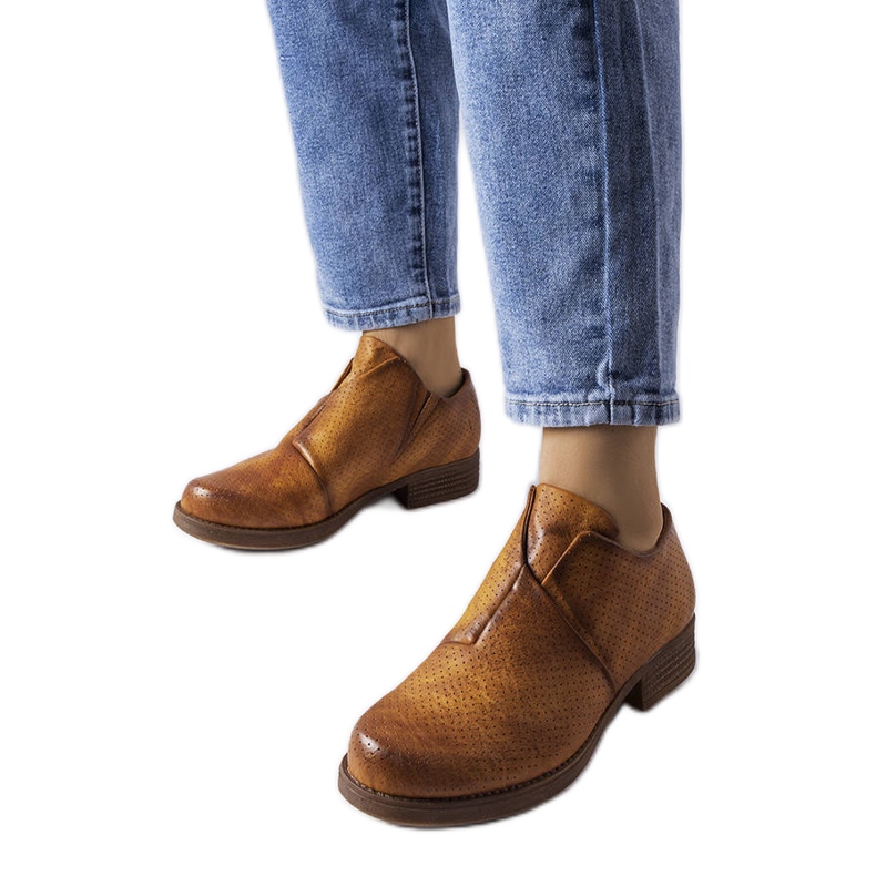 Bézs brogues LS5379 Taupe