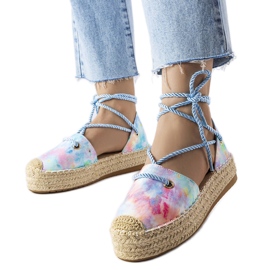 Kék platform espadrillák a Duffet-től