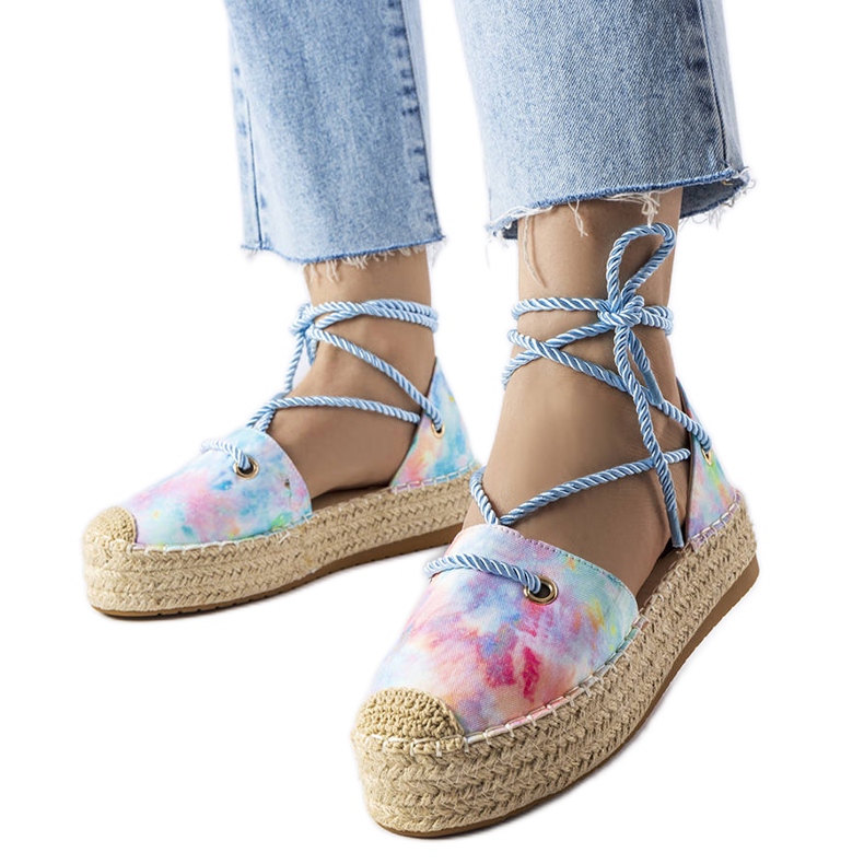 Kék platform espadrillák a Duffet-től