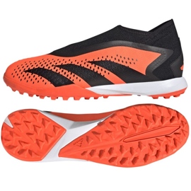 Adidas Predator Accuracy.3 Tf Ll M GW4643 focicipő narancssárga narancs és vörös Adidas Predator Accuracy.3 Tf Ll M GW4643 focicipő narancssárga narancs és vörös