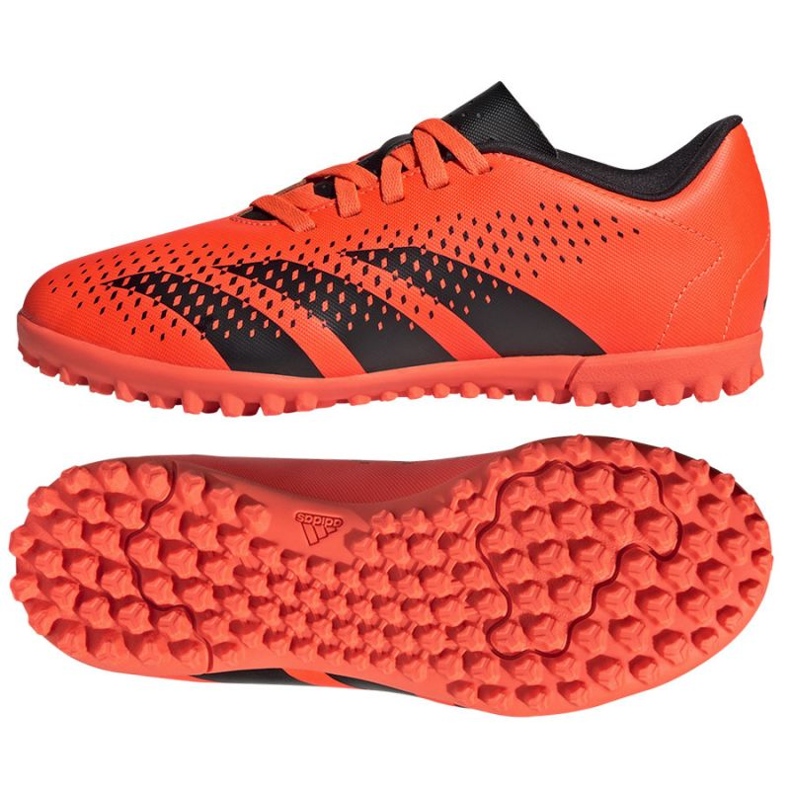 Adidas Predator Accuracy.4 GW7086 futballcipő narancssárga narancs és vörös