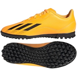 Adidas X Speedportal.4 Tf GZ2448 focicipő narancssárga sárgák Adidas X Speedportal.4 Tf GZ2448 focicipő narancssárga sárgák