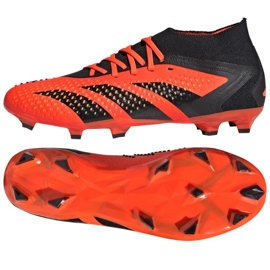 Adidas Predator Accuracy.2 Fg M GW4587 focicipő narancssárga narancs és vörös Adidas Predator Accuracy.2 Fg M GW4587 focicipő narancssárga narancs és vörös