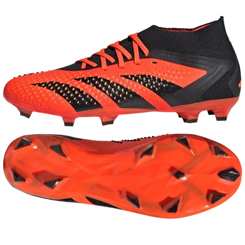 Adidas Predator Accuracy.2 Fg M GW4587 focicipő narancssárga narancs és vörös