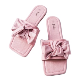 Rózsaszín elegáns masnis papucs a Thériaulttól Rózsaszín elegáns masnis papucs a Thériaulttól