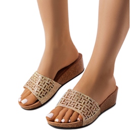 Elitha arany ékszandál aranysárga