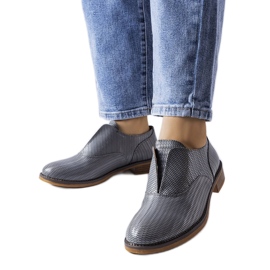 Szürke LS5379 Taupe brogues