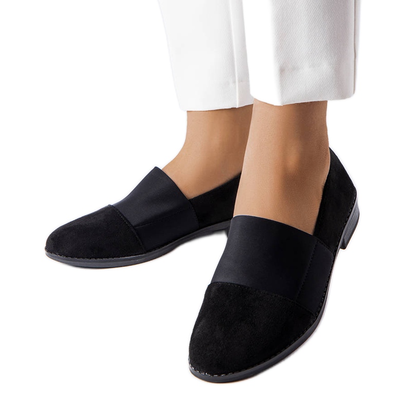 A márka fekete cipője Stoney A márka fekete cipője Stoney