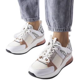 Venezia Vincez fehér és rózsaszín tornacipő